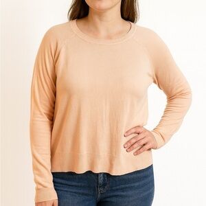 (B26) Zara Long Sleeve Peach Sweater Women's, Size Medium, NWT‎